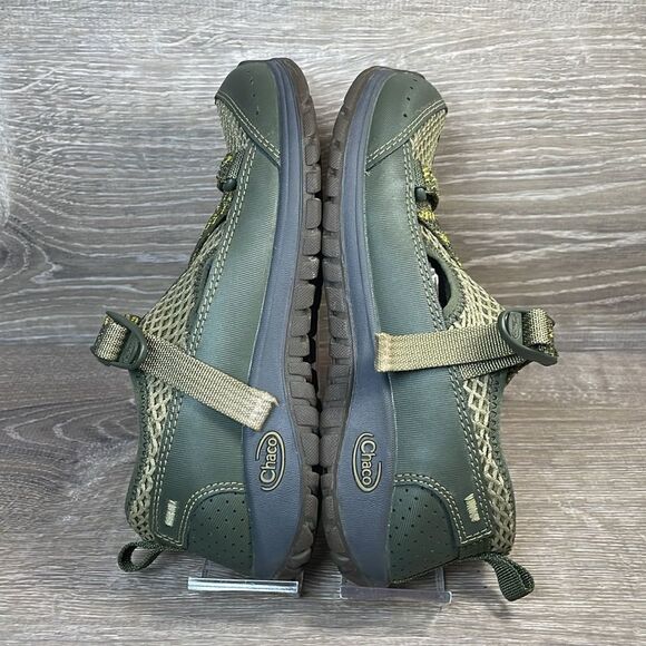 Chaco Odyssey Olive Green Waterproof Little Boy Sz 3 Hook & Loop Strap Sandals - Picture 10 of 10